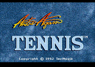 Andre Agassi Tennis (USA) (Beta) (August, 1992)